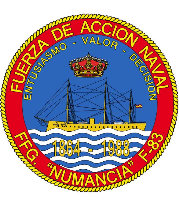 Coat of Arms of the "Numancia" Frigate (F-83)